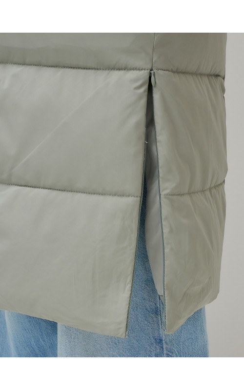 Тёплый женский пуховик с капюшоном