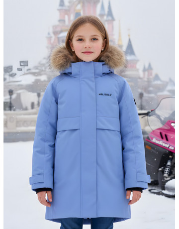 Зимняя парка для девочки-подростка, стильная и практичная.