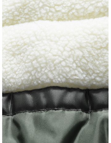 Тёплая парка для девочки с регулируемой посадкой.