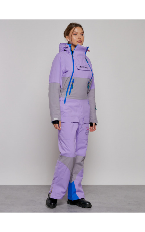 Зимний женский комбинезон для горнолыжного спорта