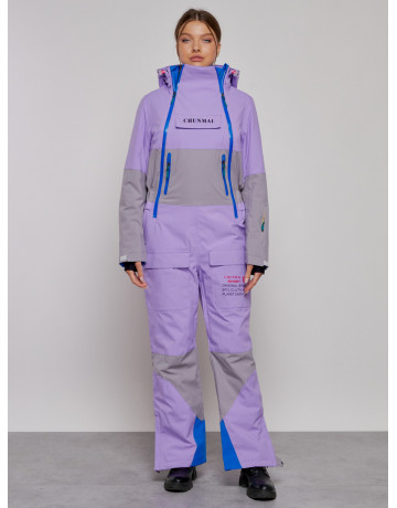 Зимний женский комбинезон для горнолыжного спорта