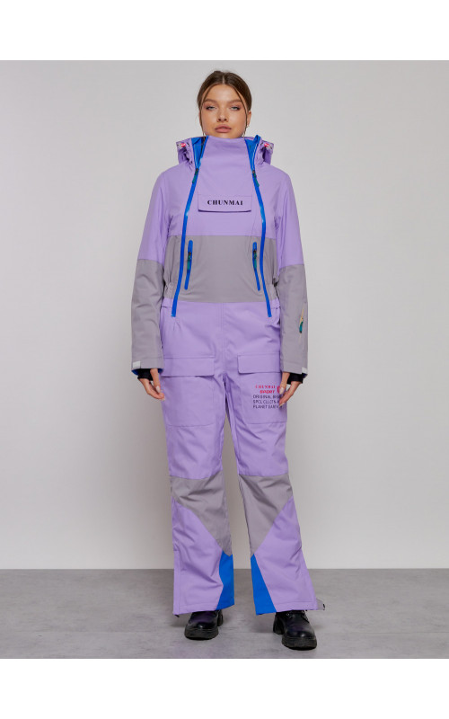 Зимний женский комбинезон для горнолыжного спорта