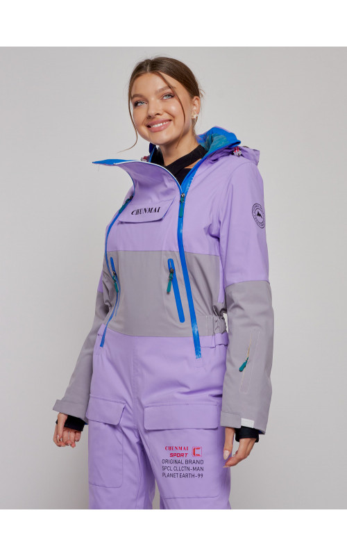 Зимний женский комбинезон для горнолыжного спорта