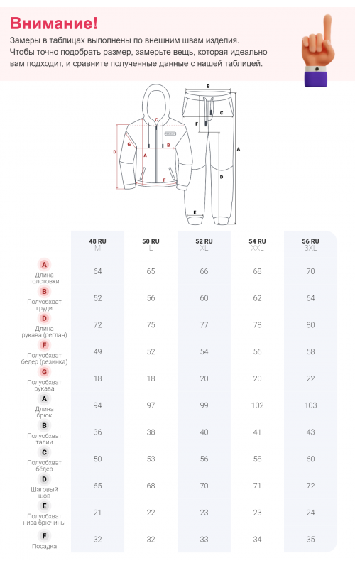 Мужской утеплённый спортивный костюм с начёсом.