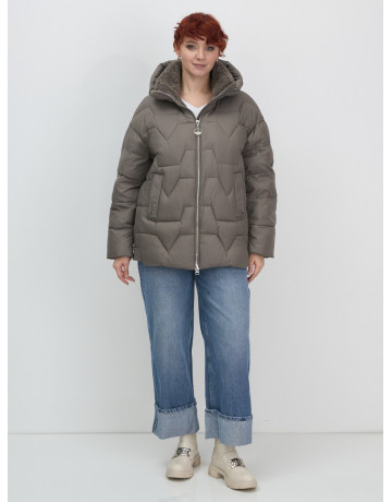 Пуховик для женщин с искусственной овчиной: стиль и тепло зимой