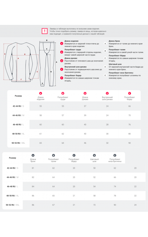 Комплект женского термобелья осень-зима 2025 для активных женщин