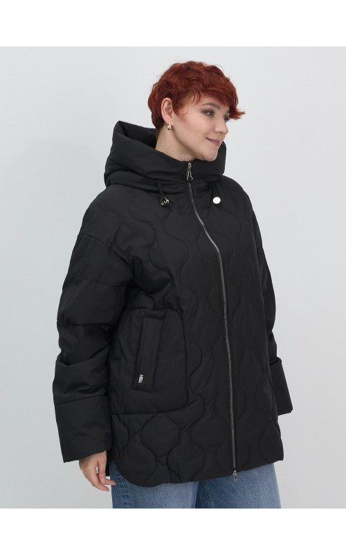 Женская утеплённая куртка с капюшоном для осени и зимы, свободный покрой