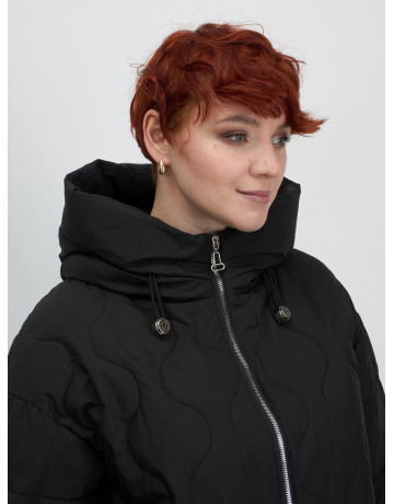 Женская утеплённая куртка с капюшоном для осени и зимы, свободный покрой