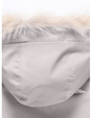 Тёплая детская парка с регулируемой посадкой.