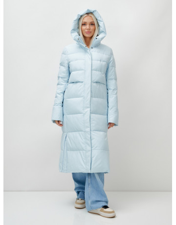 Тёплый длинный пуховик для молодёжи