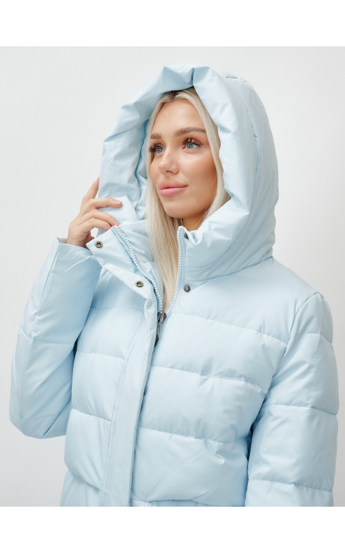 Тёплый длинный пуховик для молодёжи