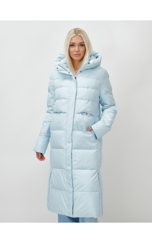 Тёплый длинный пуховик для молодёжи