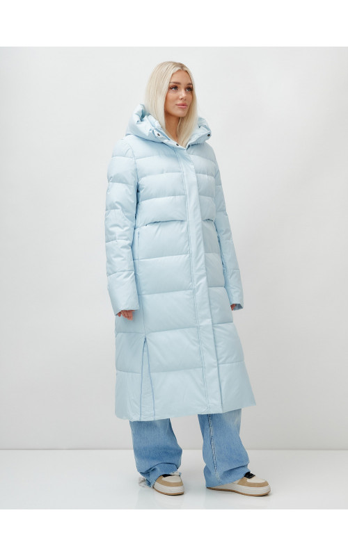 Тёплый длинный пуховик для молодёжи