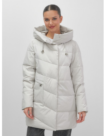 Утеплённая женская куртка с капюшоном для осени и зимы.