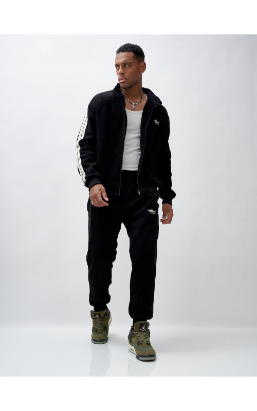 Мужской спортивный утеплённый костюм с начёсом для активного отдыха.