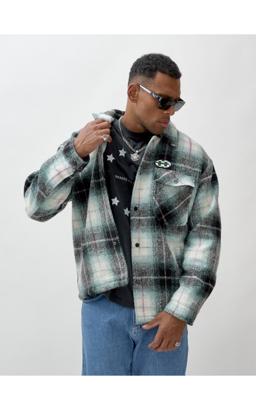 Ворсистая шерстяная куртка-рубашка для комфортных прогулок (S-3XL)