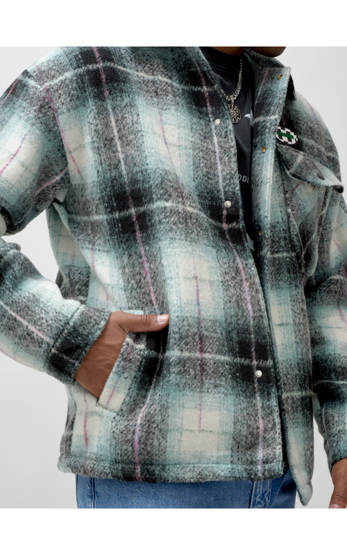 Ворсистая шерстяная куртка-рубашка для комфортных прогулок (S-3XL)