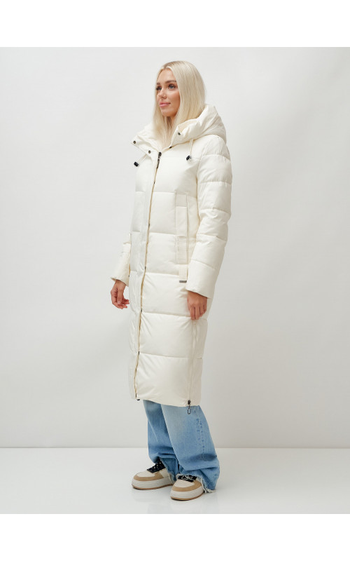 Зимний женский пуховик с капюшоном