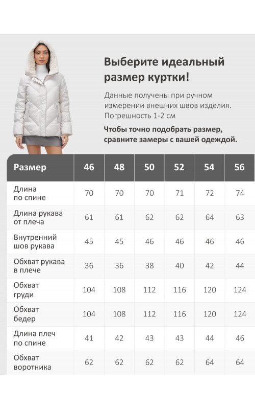 Женский зимний пуховик «Модный» с мехом.