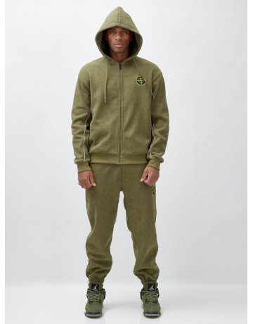 Утеплённый демисезонный костюм для мужчин свободного кроя.