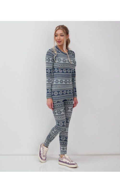 Женское термобельё для осени и зимы, спортивный стиль.