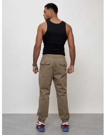 Мужские брюки карго зауженного кроя.