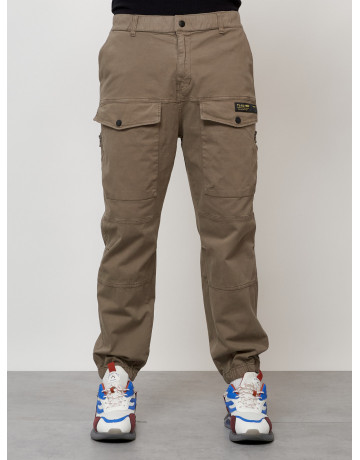 Мужские брюки карго зауженного кроя.