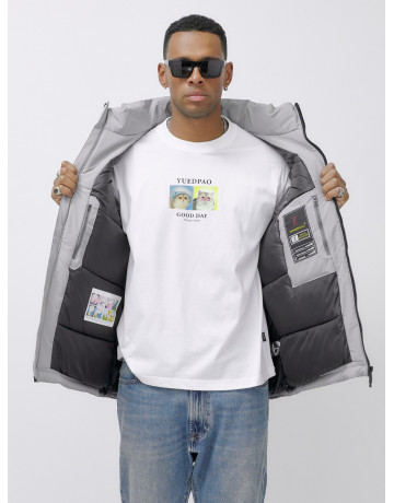 Мужская зимняя куртка большого размера с регулируемым капюшоном