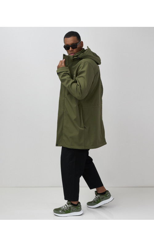 Спортивная парка для мужчин с капюшоном