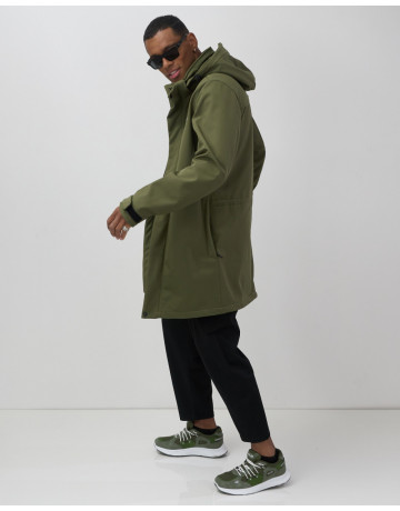 Спортивная парка для мужчин с капюшоном