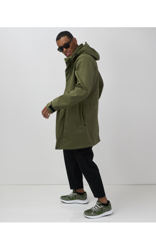 Спортивная парка для мужчин с капюшоном