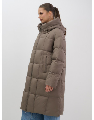 Длинный зимний пуховик для женщин