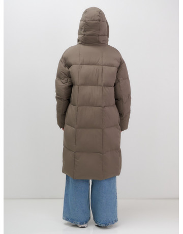 Длинный зимний пуховик для женщин