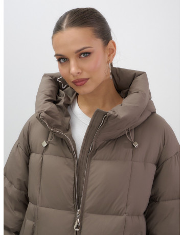 Длинный зимний пуховик для женщин