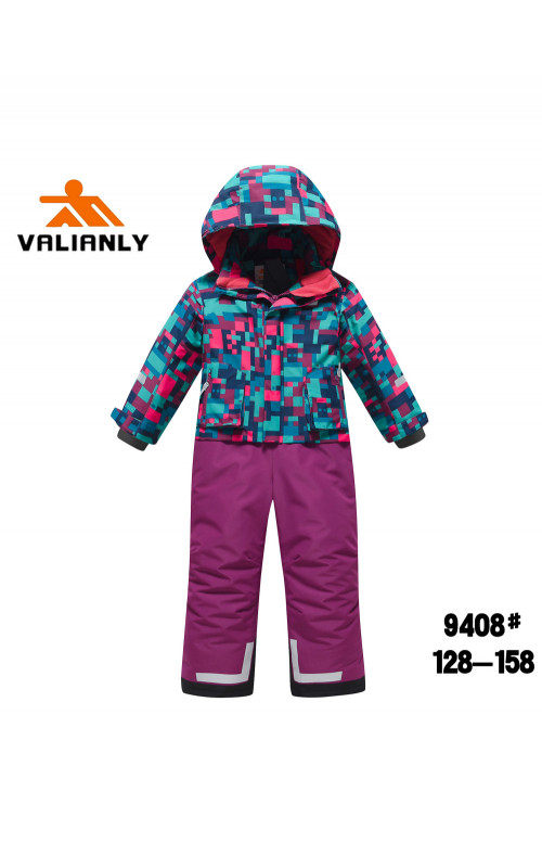 Горнолыжный зимний комбинезон для девочек, активный отдых