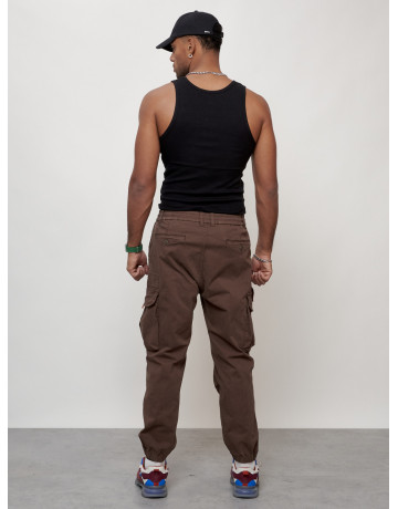 Мужские брюки карго зауженного кроя.