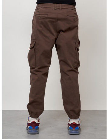 Мужские брюки карго зауженного кроя.