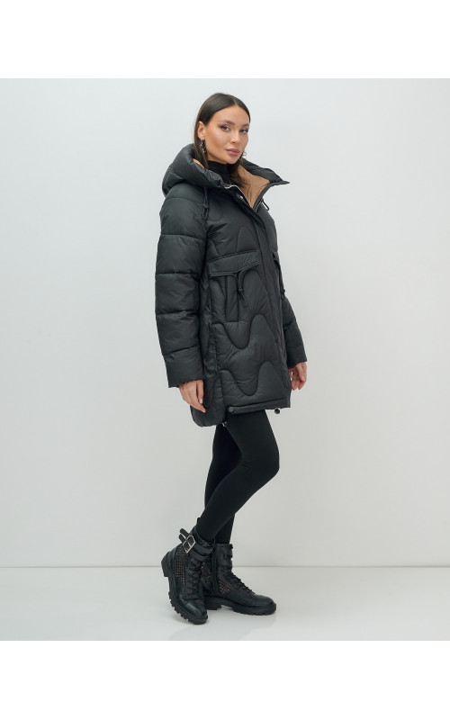 Женский зимний пуховик «Модный», для холодной погоды