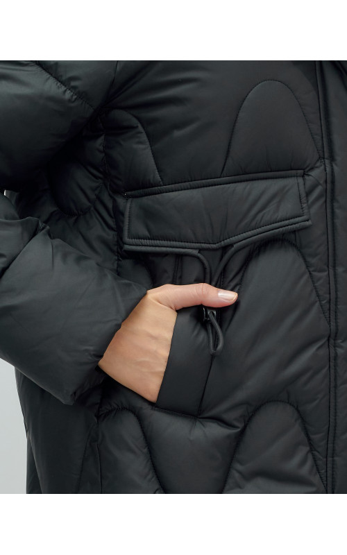 Женский зимний пуховик «Модный», для холодной погоды