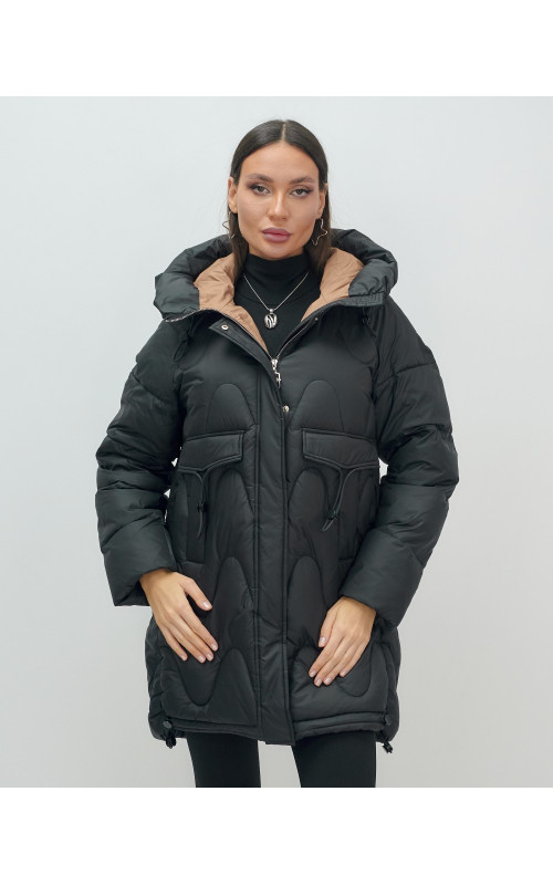 Женский зимний пуховик «Модный», для холодной погоды