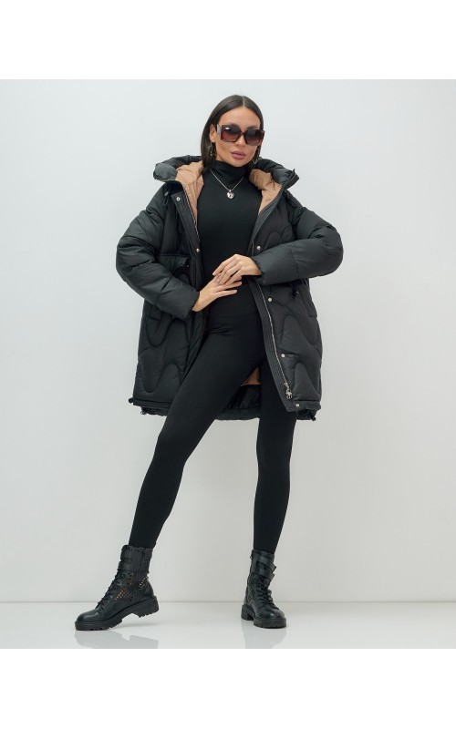 Женский зимний пуховик «Модный», для холодной погоды