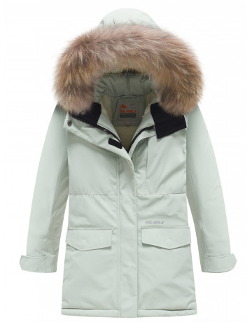 Зимняя парка для девочек подростковая с капюшоном.