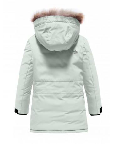Зимняя парка для девочек подростковая с капюшоном.