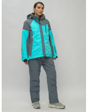 Женский зимний горнолыжный костюм большого размера