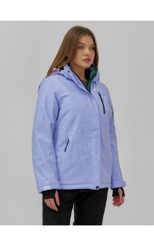 Женская горнолыжная куртка со съёмным капюшоном.