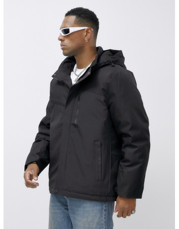 Зимняя мужская куртка большого размера с капюшоном