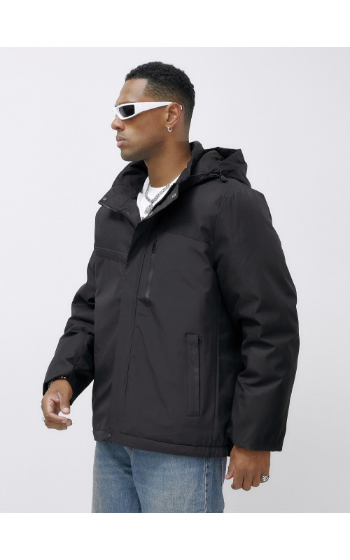 Зимняя мужская куртка большого размера с капюшоном