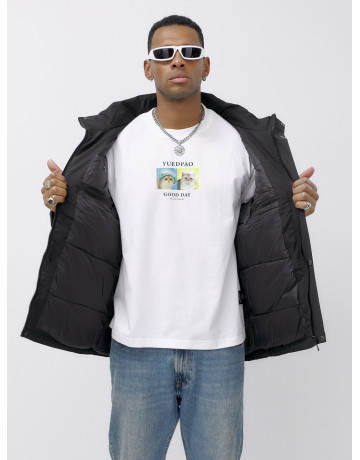 Зимняя мужская куртка большого размера с капюшоном