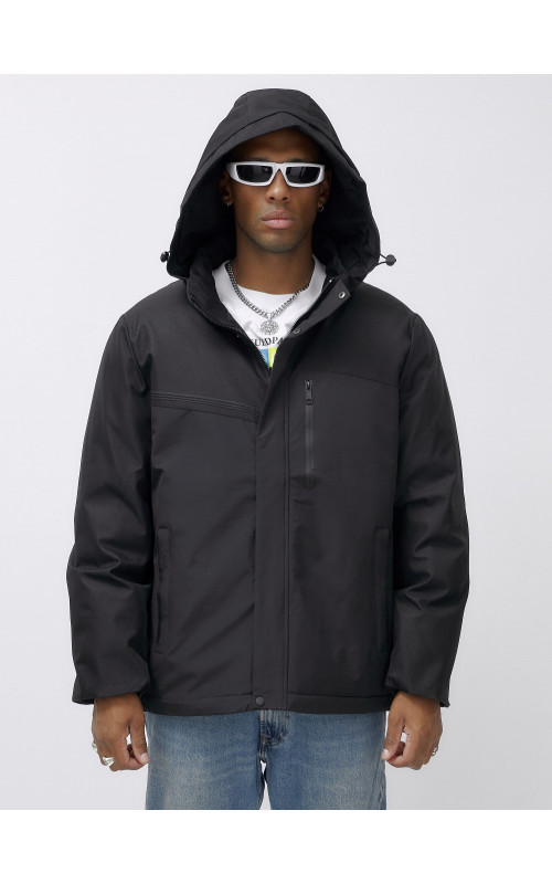 Зимняя мужская куртка большого размера с капюшоном