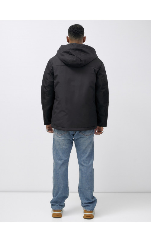 Зимняя мужская куртка большого размера с капюшоном